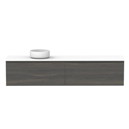 ADP Glacier Lite Ensuite All Drawer Slim Vanity with Benchtop