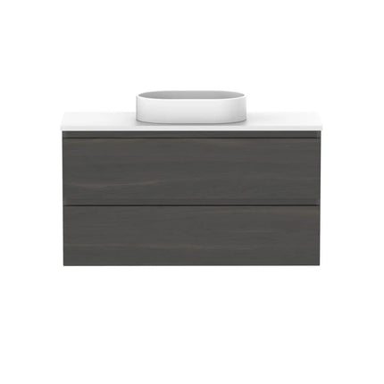 ADP Glacier Lite Ensuite All Drawer Twin Vanity with Benchtop