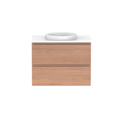 ADP Glacier Lite Full Depth All Drawer Twin Vanity with Benchtop