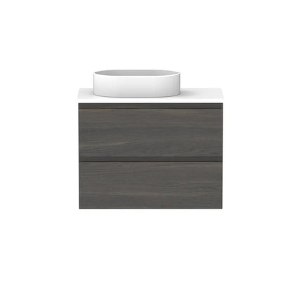 ADP Glacier Lite Ensuite All Drawer Twin Vanity with Benchtop
