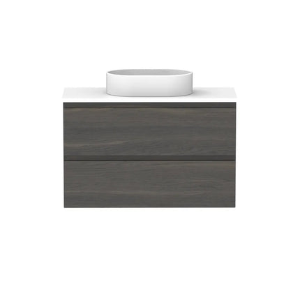 ADP Glacier Lite Ensuite All Drawer Twin Vanity with Benchtop