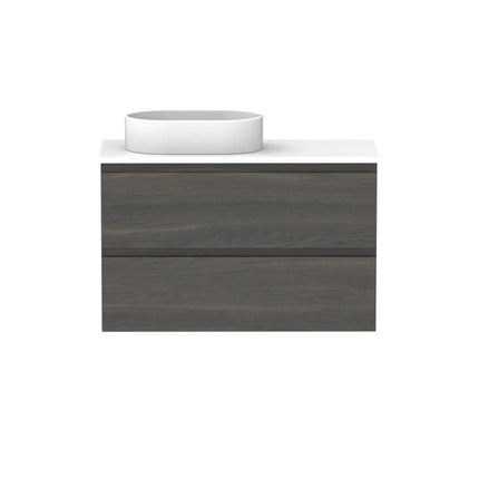 ADP Glacier Lite Ensuite All Drawer Twin Vanity with Benchtop