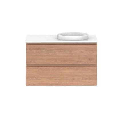 ADP Glacier Lite Full Depth All Drawer Twin Vanity with Benchtop 600-1800mm