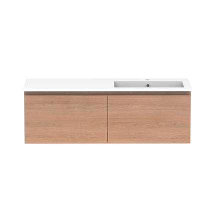 ADP Glacier Lite Full Depth All Drawer Slim Vanity with Cast Marble Top 600-1800mm
