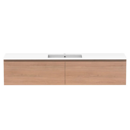 ADP Glacier Lite Full Depth All Drawer Slim Vanity with Cast Marble Top 600-1800mm