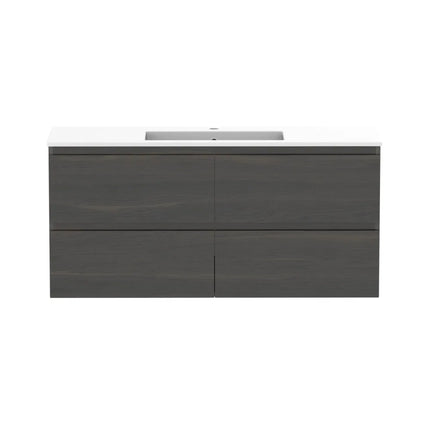 ADP Glacier Lite Ensuite All Drawer Twin Vanity with Cast Marble Top