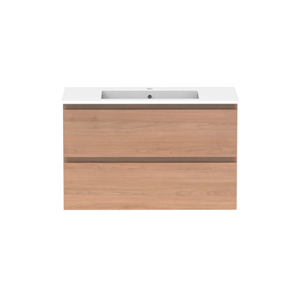 ADP Glacier Lite Full Depth All Drawer Twin Vanity with Cast Marble Top