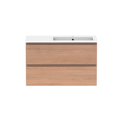 ADP Glacier Lite Full Depth All Drawer Twin Vanity with Cast Marble Top
