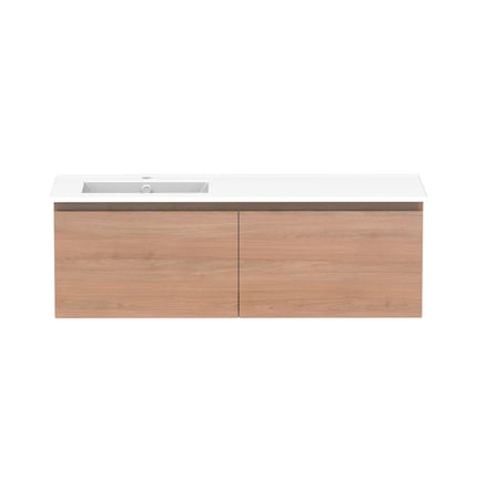 ADP Glacier Lite Full Depth All Drawer Slim Vanity with Ceramic Top