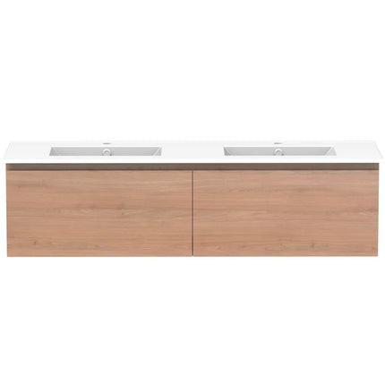 ADP Glacier Lite Full Depth All Drawer Slim Vanity with Ceramic Top 600-1500mm
