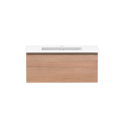 ADP Glacier Lite Full Depth All Drawer Slim Vanity with Ceramic Top