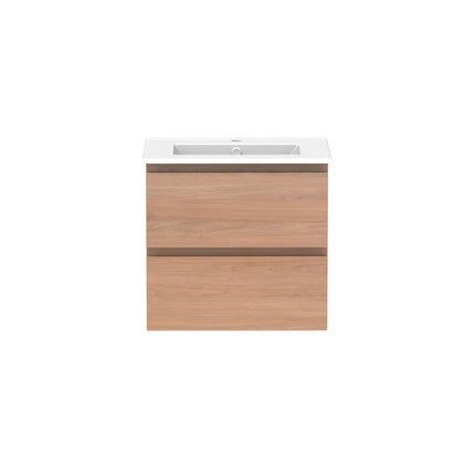 ADP Glacier Lite Full Depth All Drawer Twin Vanity with Ceramic Top