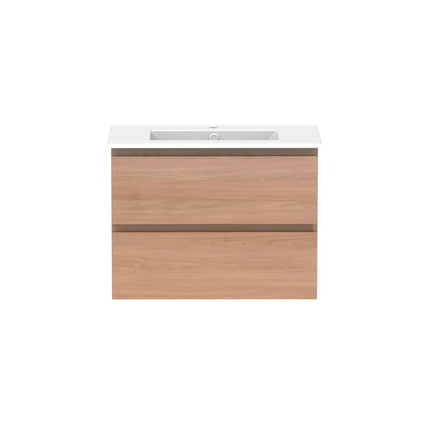 ADP Glacier Lite Full Depth All Drawer Twin Vanity with Ceramic Top