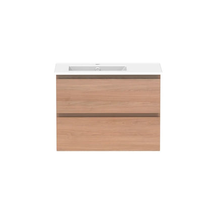 ADP Glacier Lite Full Depth All Drawer Twin Vanity with Ceramic Top