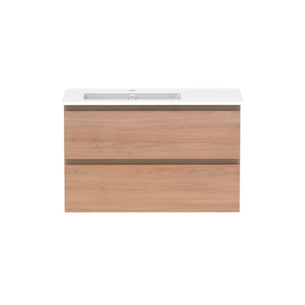 ADP Glacier Lite Full Depth All Drawer Twin Vanity with Ceramic Top