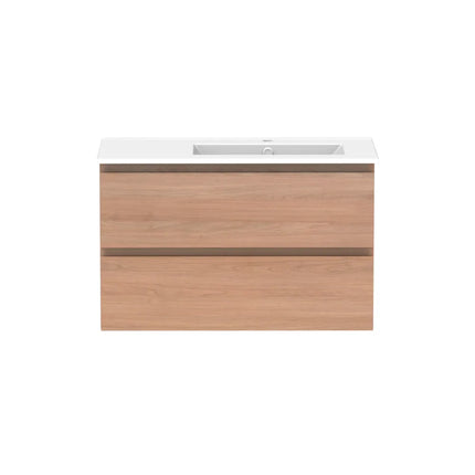 ADP Glacier Lite Full Depth All Drawer Twin Vanity with Ceramic Top