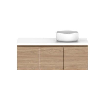 ADP Glacier Lite Full Depth Door and Drawer Slim Vanity with Benchtop 750-1800mm