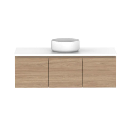ADP Glacier Lite Full Depth Door and Drawer Slim Vanity with Benchtop