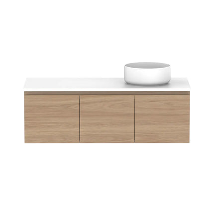 ADP Glacier Lite Full Depth Door and Drawer Slim Vanity with Benchtop