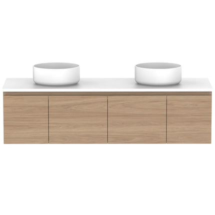 ADP Glacier Lite Full Depth Door and Drawer Slim Vanity with Benchtop
