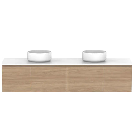 ADP Glacier Lite Full Depth Door and Drawer Slim Vanity with Benchtop 750-1800mm