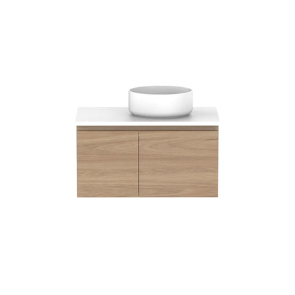 ADP Glacier Lite Full Depth Door and Drawer Slim Vanity with Benchtop