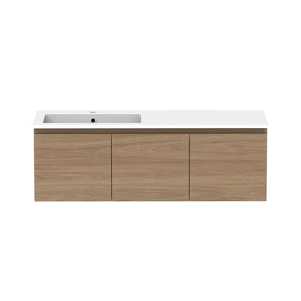 ADP Glacier Lite Full Depth Door and Drawer Slim Vanity with Cast Marble Top 750-1800mm