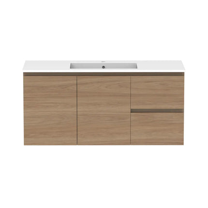 ADP Glacier Lite Full Depth Door and Drawer Twin Vanity with Cast Marble Top 750-1800mm