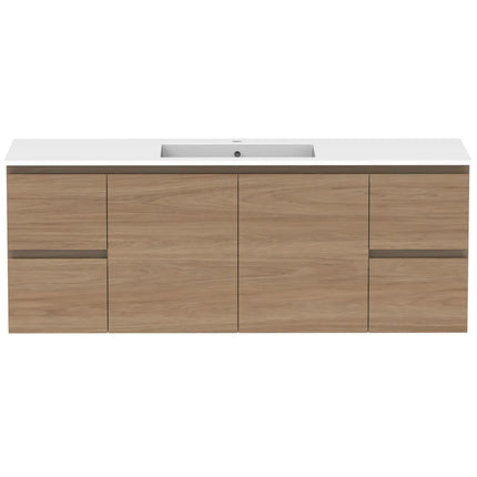 ADP Glacier Lite Full Depth Door and Drawer Twin Vanity with Cast Marble Top 750-1800mm