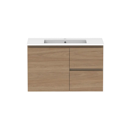 ADP Glacier Lite Full Depth Door and Drawer Twin Vanity with Cast Marble Top 750-1800mm