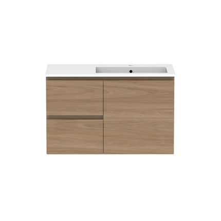 ADP Glacier Lite Full Depth Door and Drawer Twin Vanity with Cast Marble Top 750-1800mm