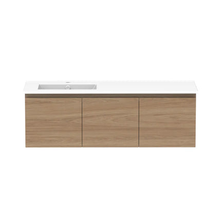 ADP Glacier Lite Full Depth Door and Drawer Slim Vanity with Ceramic Top