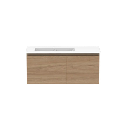 ADP Glacier Lite Full Depth Door and Drawer Slim Vanity with Ceramic Top