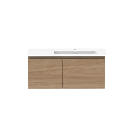 ADP Glacier Lite Full Depth Door and Drawer Slim Vanity with Ceramic Top