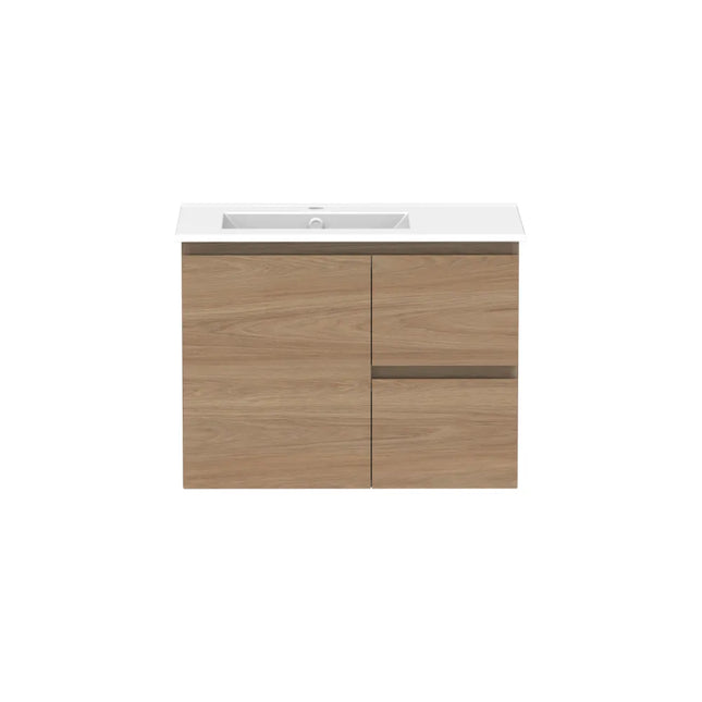 ADP Glacier Lite Full Depth Door and Drawer Twin Vanity with Ceramic Top