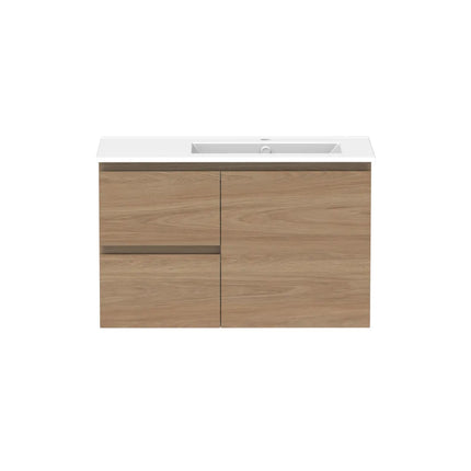 ADP Glacier Lite Full Depth Door and Drawer Twin Vanity with Ceramic Top 750-1500mm