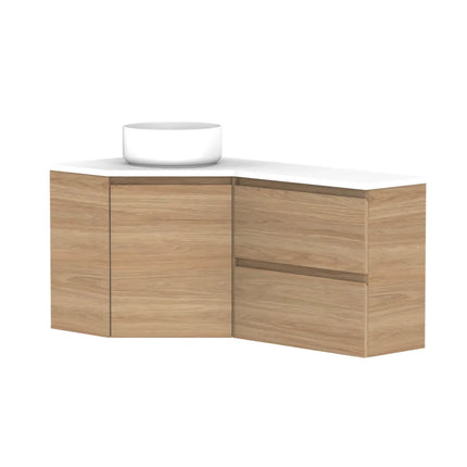 ADP Glacier Lite Corner Wall Hung Vanity