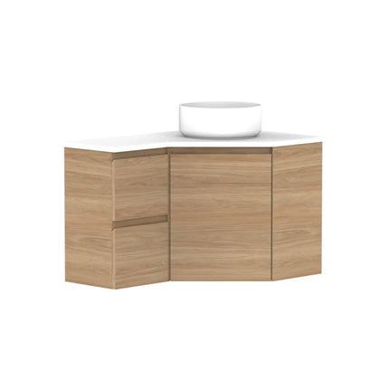 ADP Glacier Lite Corner Wall Hung Vanity