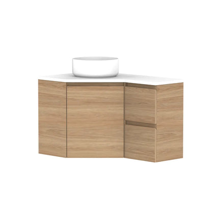 ADP Glacier Lite Corner Wall Hung Vanity