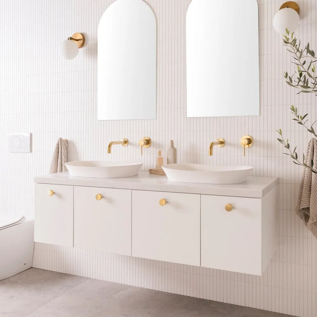 ADP Glacier Lite Full Depth Door and Drawer Slim Vanity with Benchtop 750-1800mm