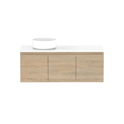 ADP Glacier Lite Ensuite All Door Slim Vanity with Benchtop
