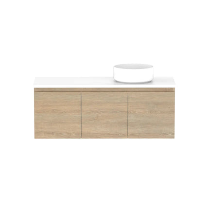 ADP Glacier Lite Ensuite All Door Slim Vanity with Benchtop