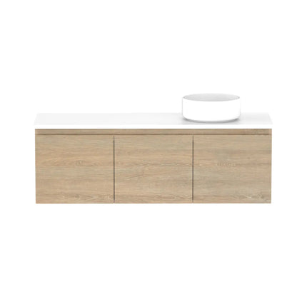 ADP Glacier Lite Ensuite All Door Slim Vanity with Benchtop 600-1800mm