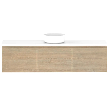ADP Glacier Lite Ensuite All Door Slim Vanity with Benchtop