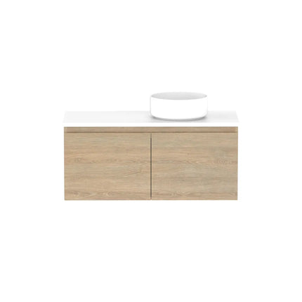 ADP Glacier Lite Ensuite All Door Slim Vanity with Benchtop