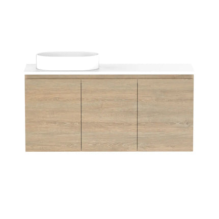 ADP Glacier Lite Ensuite All Door Twin Vanity with Benchtop