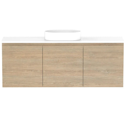ADP Glacier Lite Ensuite All Door Twin Vanity with Benchtop