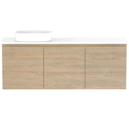 ADP Glacier Lite Ensuite All Door Twin Vanity with Benchtop