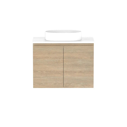 ADP Glacier Lite Ensuite All Door Twin Vanity with Benchtop