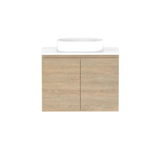 ADP Glacier Lite Ensuite All Door Twin Vanity with Benchtop